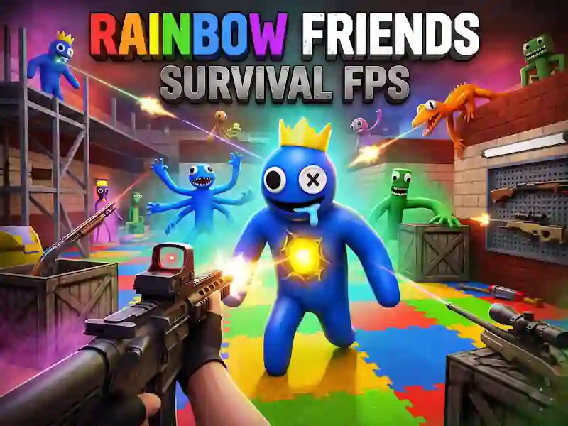 Гра Rainbow Friends Survival FPS онлайн