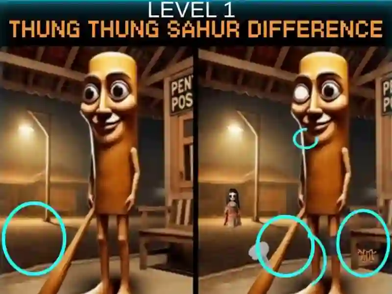Гра Tung Tung Sahur: Відмінності онлайн Гра Tung Tung Sahur: Відмінності онлайн
