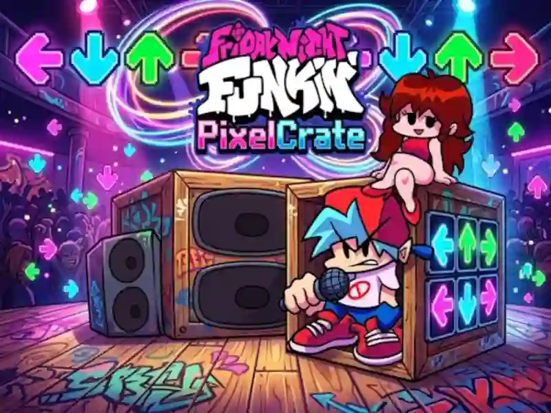 Гра Friday Night Funkin PixelCrate онлайн