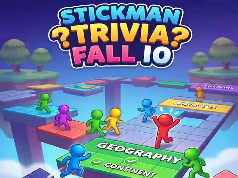 Гра Stickman Trivia Fall IO онлайн