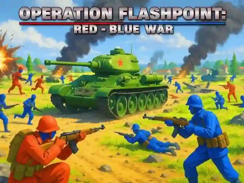 Гра Operation Flashpoint: War of Red and Blue онлайн Гра Operation Flashpoint: War of Red and Blue онлайн