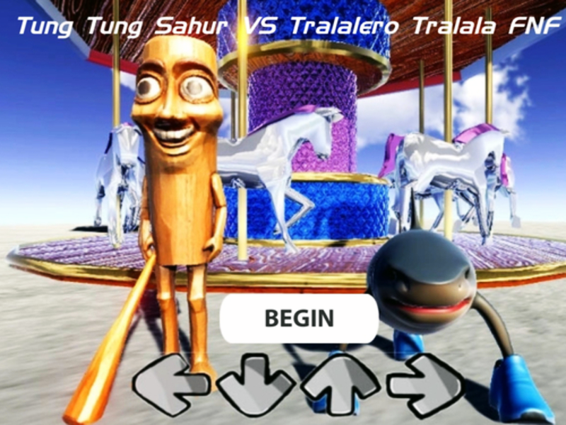 Гра Tung Tung Sahur vs Tralalerroe Tralala: Freee Knight Fankin онлайн
