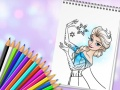 Гра Вражаюча книга-розмальовка принцес онлайн