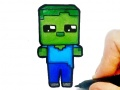 Гра Легка розмальовка для дітей Mineblox онлайн