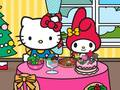 Гра Різдвяна вечеря з Hello Kitty та друзями онлайн
