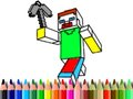 Гра Назад до школи: Розфарбування Minecraft онлайн