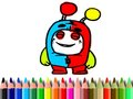Гра Повернення до школи: Розмальовка OddBods онлайн